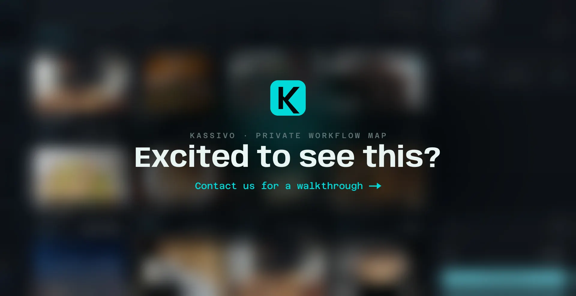 Blurred preview of a private Kassivo workflow